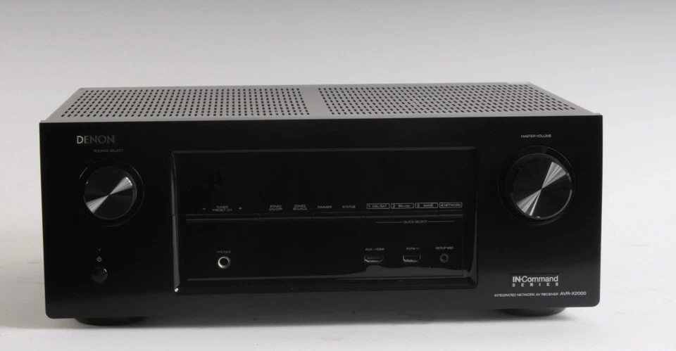 Denon AVR-X2000 Black 7.1-Channel 4K Ultra HD 3D AV Integrated Network Receiver - Image 2 of 4