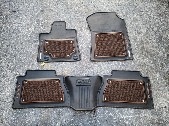 2017 Toyota Tundra 1794 Edition Floor Mats 3pc Set for sale online | eBay