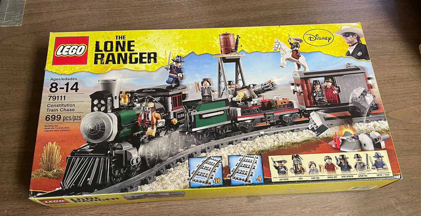 Lego The Lone Ranger 79111 Constitution Train Chase New in Box Sealed Retired