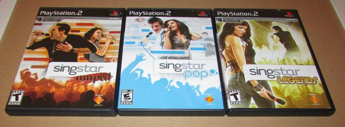 Jeu PS2 SingStar'80s complet en boîte version PAL (N°1037S