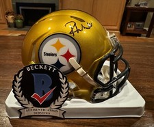 Roman Wilson Autographed Pittsburgh Steelers Flash Mini Helmet  Helmet Beckett