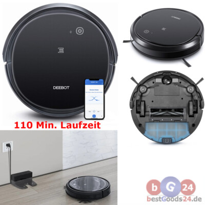 Ecovacs Deebot 500 Saugroboter   Alexa & App   110 Min   Tierhaare   NEU & OVP