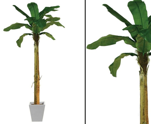 Bananenbaum KüNstliche Palme Mit 13 BläTter HöHe Ca. 270Cm Von Ibizanos-image