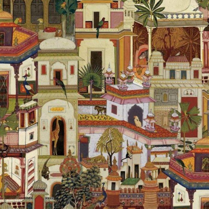 B&Q - Holden Decor Bazaar Urban Animal City Multicolour Luxury Wallpaper 13511 - Image 5