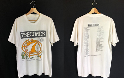 7 Seconds Band Tour 1991 North America UNISEX T Shirt Full Size S-5XL FH180
