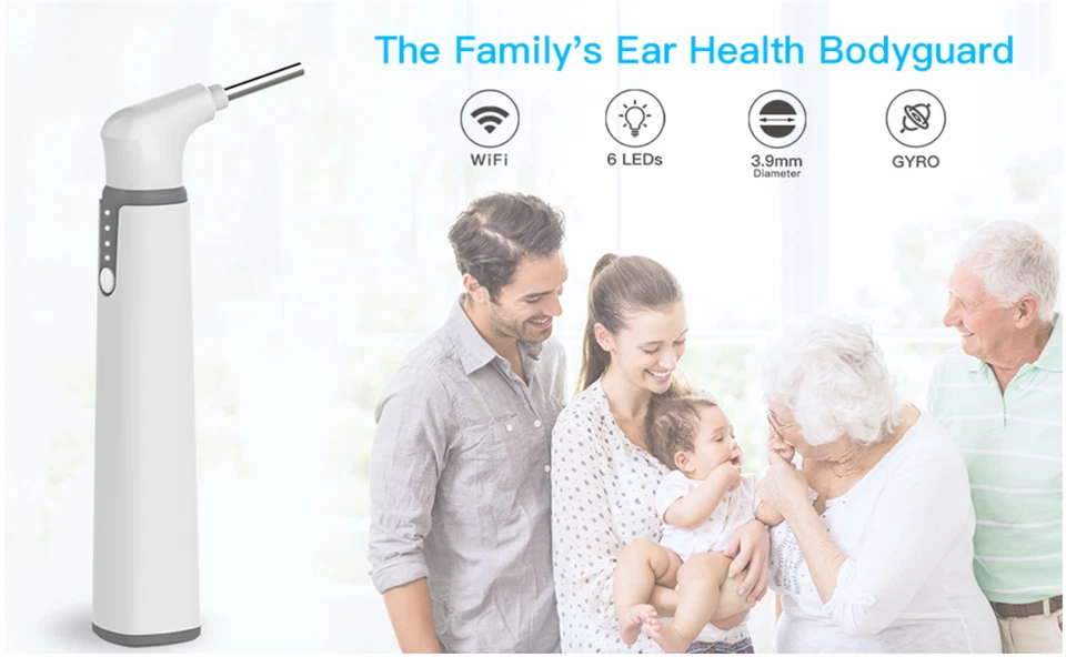 德龙 5 合 1 3.9 毫米 Wifi 听诊器 适用于 iPhone / iPad / Android / 平板电脑 — 第 2/4 张图片