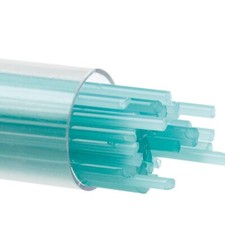 Turquoise Blue Opal 6.5 oz BULLSEYE Glass Stringer 2mm 90 COE Fusing Full Tube