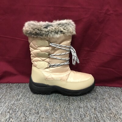 New Women s Apres by Lamo AW1768 Beige Telluride Snowboots Size 7