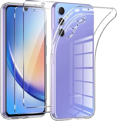 COVER CUSTODIA PER SAMSUNG GALAXY A34 5G + PELLICOLA IN VETRO TEMPERATO