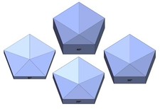 Hexagon Stained Glass Jig Set 10 20 30 40 Degree  Molds for Stained Glas 4 size