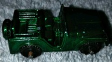Vintage 1950s Midgetoy DIE CAST JEEP Green