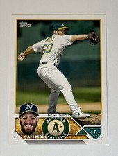 SAM MOLL 2023 - CARD # 8 Topps Series One Oakland Athletics