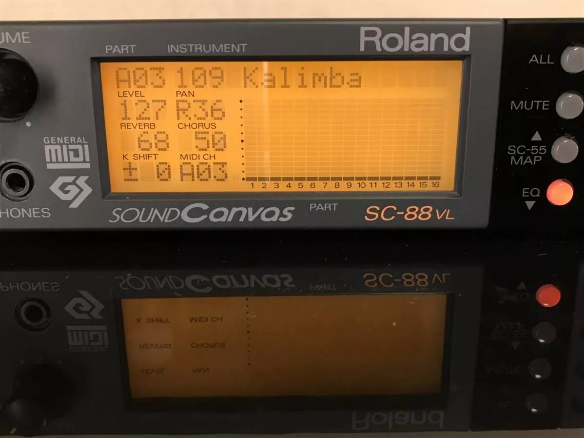 Roland SC-88VL MIDI sound module Operation Verified #466G | eBay