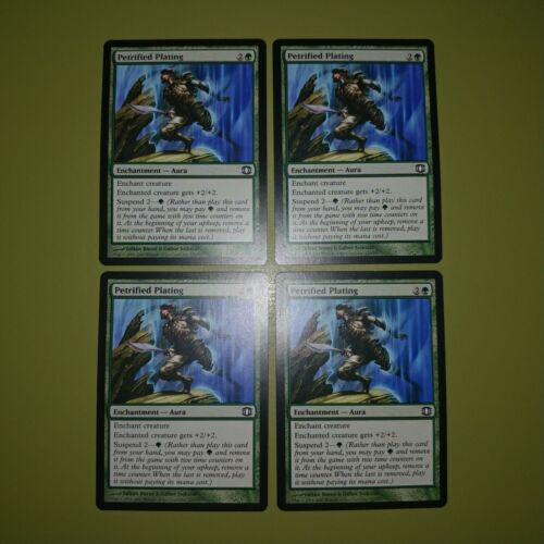 Petrified Plating x4 Future Sight 4x Playset Magic the Gathering MTG  - Picture 1 of 1