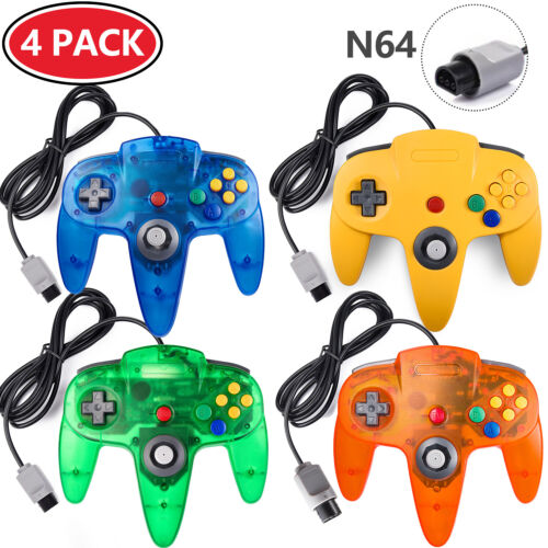 Retro Classic Wired N64 Controller Gamepad Joystick For Nintendo 64 Game Console - Afbeelding 1 van 70