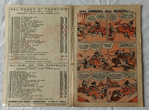 NEL REGNO DI TOPOLINO " Nuove trovate di Topolino" n.31 Ed. Mondadori 1937 !!!! - Picture 3 of 6