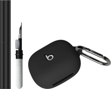 Silicone Case for Beats Powerbeats Fit, Soft Flexible Scratch Resistant Protecti