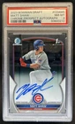 2023 Bowman Draft Matt Shaw Chrome Auto 1st Prospect #CDA-MS Cubs PSA 8