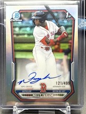 2026 Bowman Baseball Nelly Taylor Chrome Refractor Auto /499 1st Bowman Red Sox