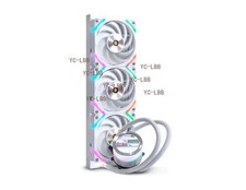 VALKYRIE GL360 ARGB AIO Liquid CPU Cooler 360mm Radiator-White