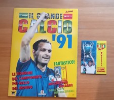 Album Il Grande Calcio Vallardi 91 1991 1990-91 Incompleto Mini Album Coppe