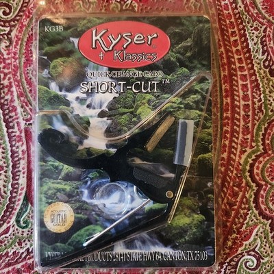 Kyser Quick-Change Short Cut Partial Guitar Capo Acoustic For Alternative Tune