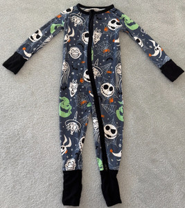 Little Sleepies Disney Nightmare Before Christmas 6-12 Months (Free S/H)