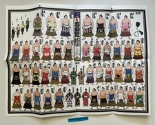 2025 Grand Sumo Kyushu Tournament Banzuke Poster Fukuoka – Yokozuna Ohnosato