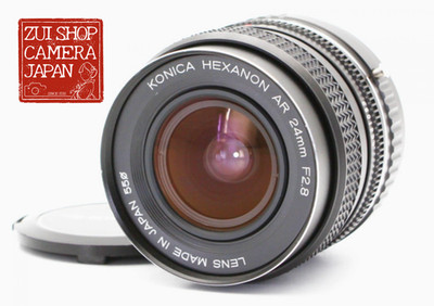 [Exc+5] Konica Hexanon AR 24mm f/2.8 MF Lens adapter AR to Sony E mount JAPAN ~
