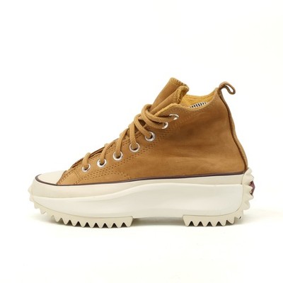 Converse Damen Run Star Hike Freizeitschuh Braun Leder High Top Sneaker EU 36