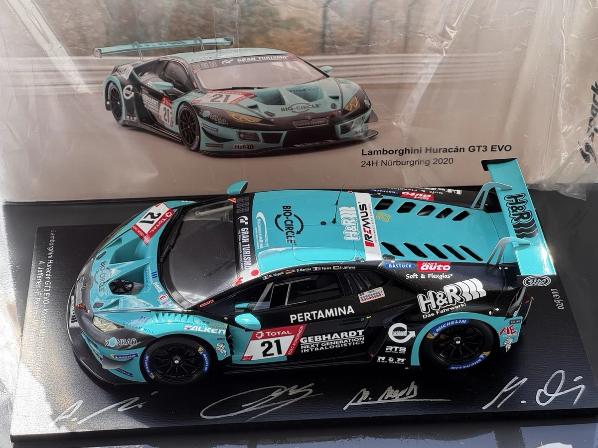 1:18 SPARK Lamborghini Huracan Evo Gt3 #21 Nurburgring 2020 A.Jefferies 18SG051