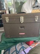 Vintage Craftsman Crown 7 Drawer Machinist Toolbox Tool Box Chest