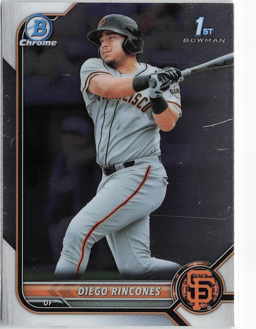 2022 Bowman #BCP-65 Diego Rincones Chrome Prospects
