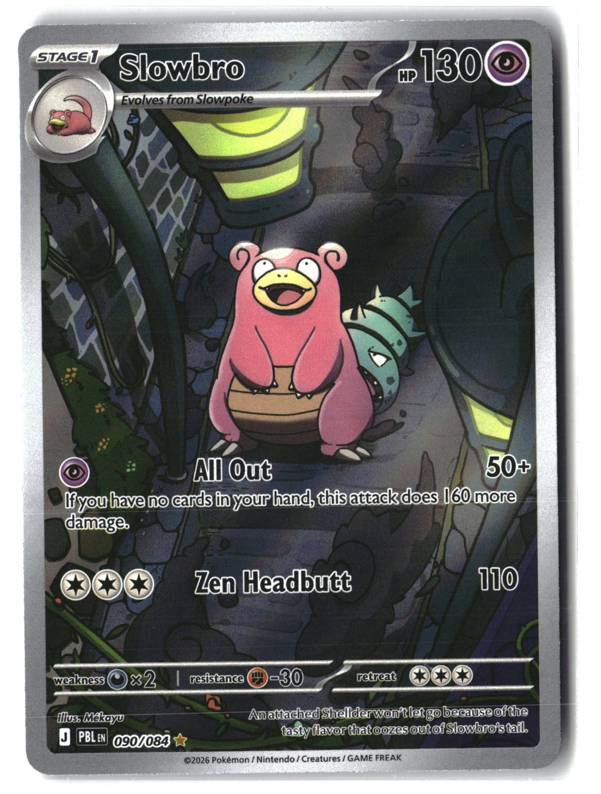 Holofoil Slowbro - PBL 090/084 NM