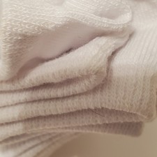 Boys Low Cut Socks 12 Pack White Medium 10.5-4