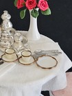 VINTAGE DOLLHOUSE ELEGANT BEAUTIFUL OUTDOOR METAL PATIO SET TABLE & CHAIRS PLUS+ — photo 5