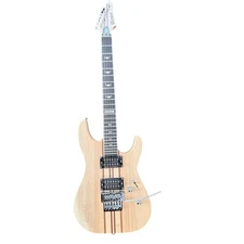 Bullfighter Neck-Through Electric Guitar Natural HH Floyd Rose Style Tremolo