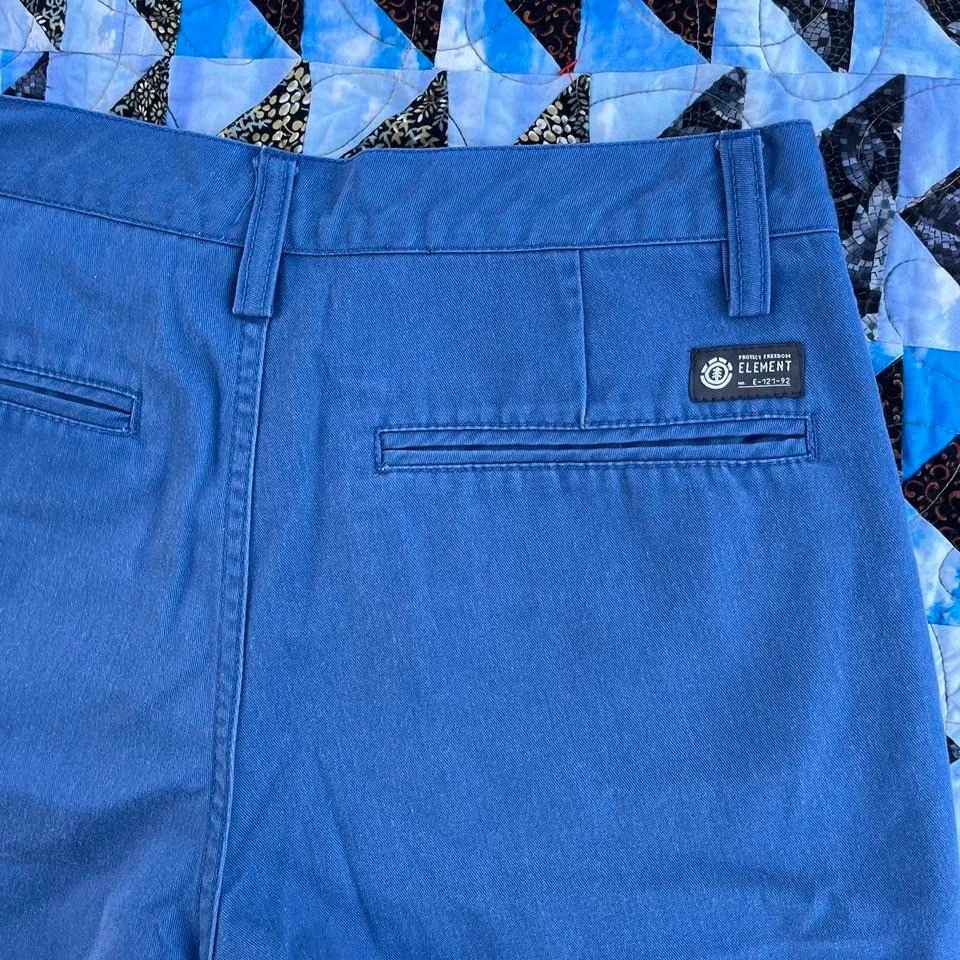 Blue element skater shorts - Image 4 of 4