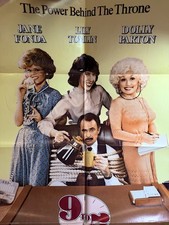 Original 9 to 5 1980 Movie Poster Jane Fonda Lily Tomlin Dolly Parton 