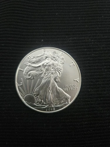 2018 1 Oz Silver American Eagle BU Uncirculated FREE Shipping!