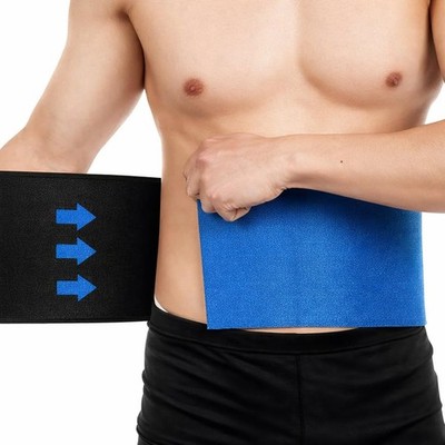 THE PERFECT PART Waist Trimmer Belt for Women and Men   Slimming Medium, Blue