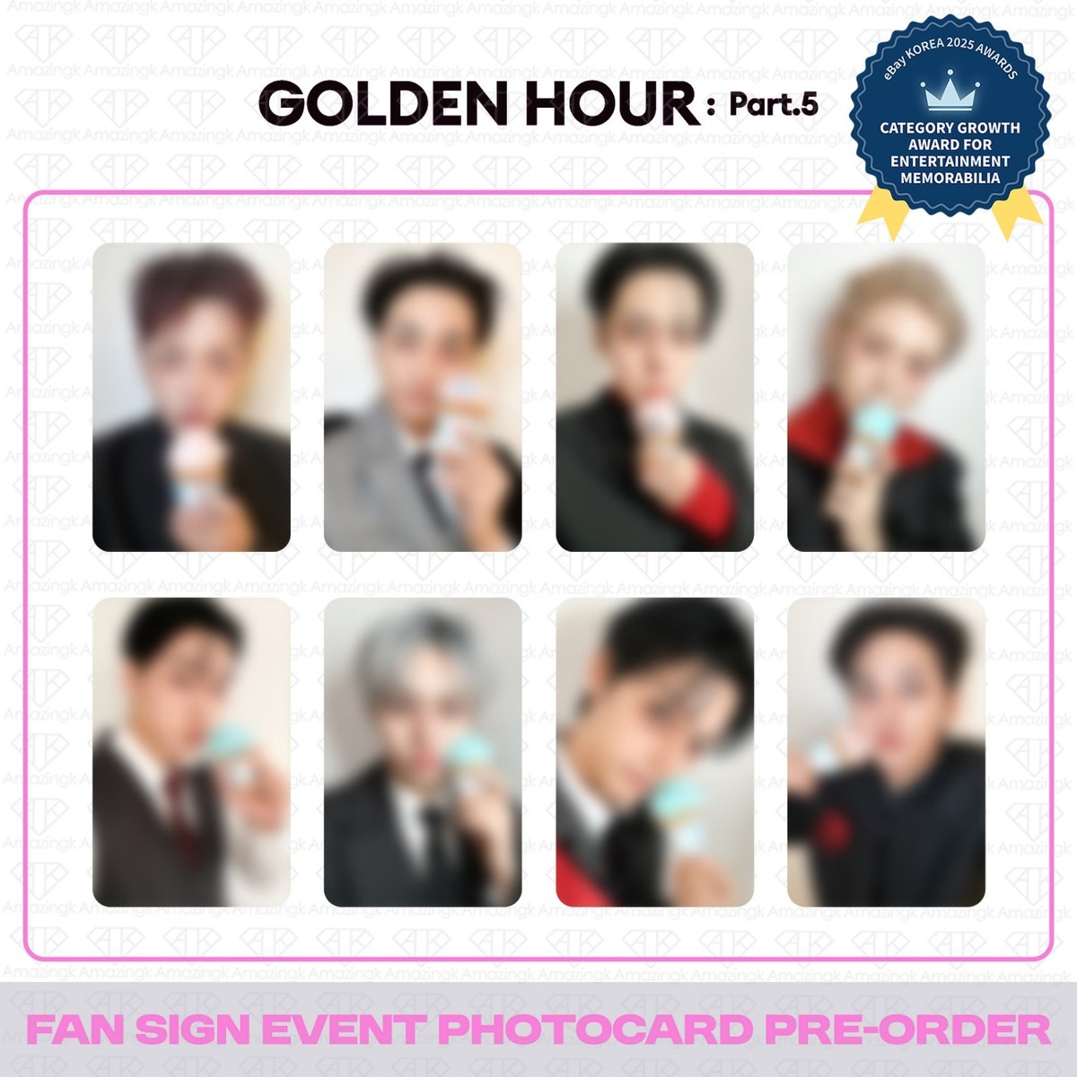 PreSale] ATEEZ 14th Mini Album Golden Hour Part.5 Soundwave Fan