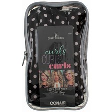 2 Pack Conair Comfy Hair Curlers, 8 Ct