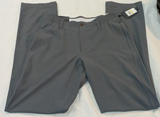 NWT Under Armour UA Golf Pants GRAY Mens 30x34 Straight Lightweight