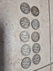 lot of 10 walking liberty half dollars