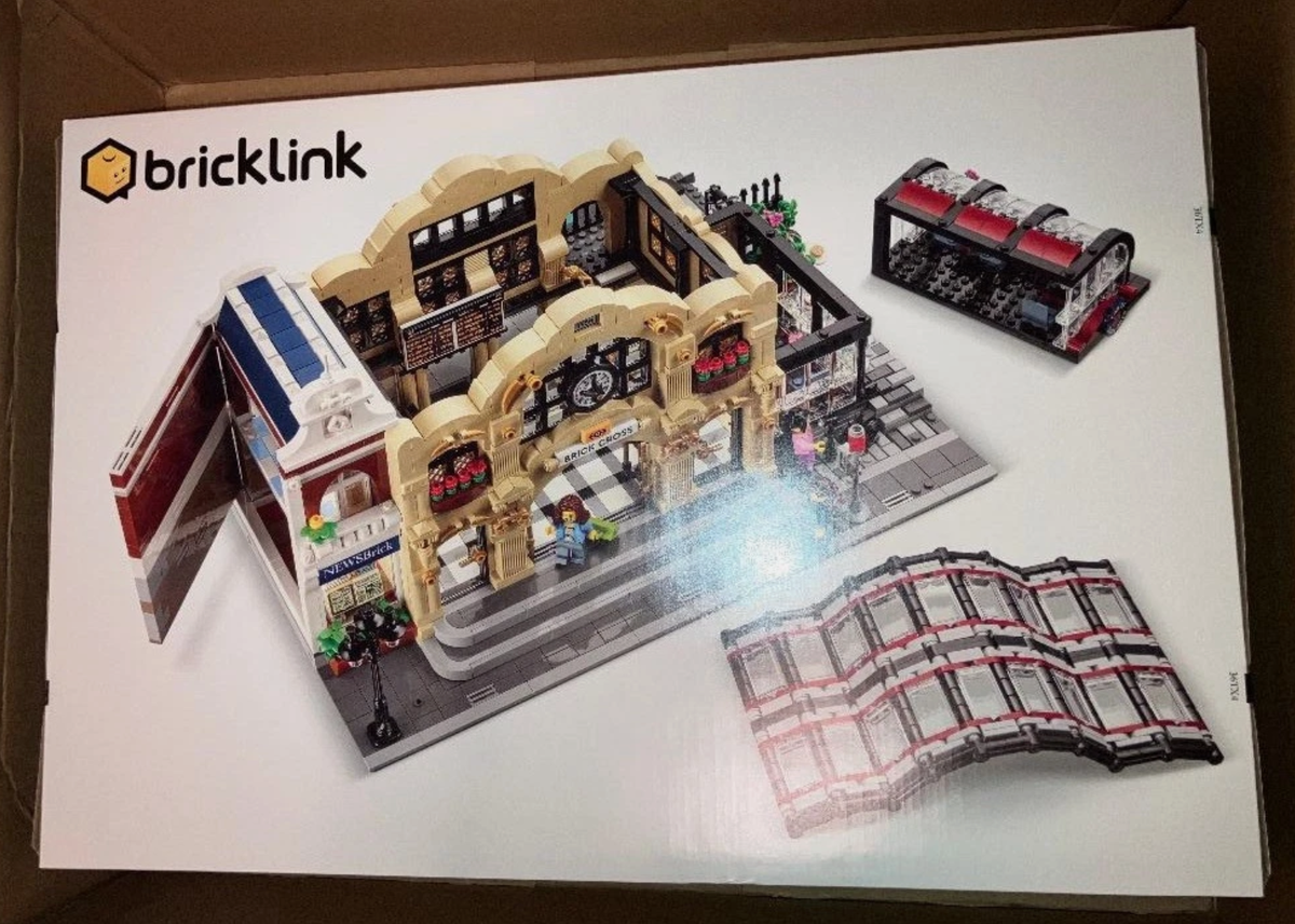 Lego Bricklink Designer Program 910034 Brick Cross Train Station