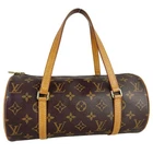 Louis Vuitton Monogram Papillon 26 Leather Brown Handbag 4385