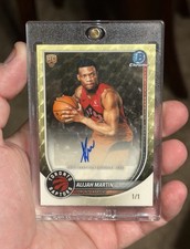 Marketplace image: 2025-26 Bowman Chrome Alijah Martin #BCA-AM Superfractor Auto 1/1 RC