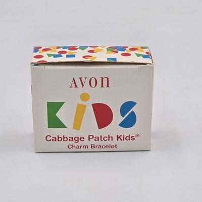 Vtg Retro CABBAGE PATCH Doll AVON Charm Bracelet with original box