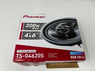 Pioneer TS-G4620S G-Series 4'' x 6'' 2-Way 400W Max Coaxial Car Speakers